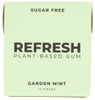 REFRESH GUM: Gum Garden Mint, 12 pc New