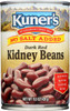 KUNERS: Kidney Beans Dark Red No Salt Added, 15.5 oz New