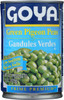 GOYA: Low Sodium Green Pigeon Peas, 15 oz New