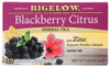 BIGELOW: Blackberry Citrus Plus Zinc Herbal Tea, 1.06 oz New
