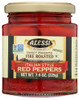 ALESSI: Fire Roasted Italian Style Peppers, 7 oz New