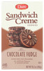 DARE: Sandwich Creme Chocolate Fudge Cookies, 10.2 oz New