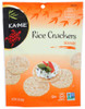 KA ME: Cracker Rice Sesame, 3 OZ New