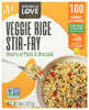 KITCHEN AND LOVE: Veggie Rice Stir Fry, 8 oz New