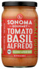 SONOMA GOURMET: Tomato Basil Alfredo Sauce, 15.5 oz New