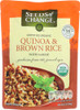 SEEDS OF CHANGE: Organic Quinoa and Brown Rice with Garlic, 8.5 Oz New