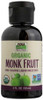 NOW: Organic Monk Fruit Zero Calorie Liquid Sweetener, 2 oz New