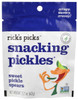 RICKS PICKS: Sweet Pickle Spears Snacking Pickles, 2.2 oz New
