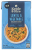 KETTLE AND FIRE: Soup Lentil and Vegetable, 16 oz New