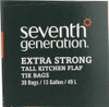 SEVENTH GENERATION: Tall Kitchen Bags 13 Gallon 2-Ply, 30 pc New
