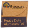 IF YOU CARE: 100% Recycled Heavy Duty Aluminum Foil 30 sq ft (23 ft x 15.75 in), 1 ea New