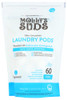 MOLLYS SUDS: Ultra Concentrated Laundry Detergent Pods Peppermint 60 Count, 29.63 OZ New
