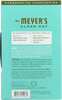 MRS. MEYER'S: Clean Day Dryer Sheets Basil Scent, 80 sheets New