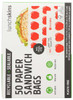 LUNCHSKINS: Recyclable Sandwich Bags Apple, 50 pc New
