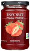 FAVORIT: Swiss Preserve Strawberry, 12.3 oz New