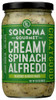 SONOMA GOURMET: Spinach Alfredo Sauce, 15.5 oz New