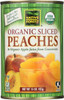 NATIVE FOREST: Organic Sliced Peaches, 15 oz New