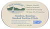 BAR HARBOR: Boneless Skinless Smoked Sardine Fillets, 6 oz New