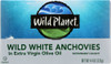 WILD PLANET: Wild White Anchovies in Extra Virgin Olive Oil, 4.4 oz New