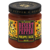 DESERT PEPPER: Salsa Medium Pineapple, 16 oz New