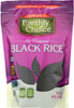 NATURES EARTHLY CHOICE: Black Rice, 14 oz New