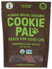 COOKIE PAL: Organic Pumpkin & Chia Recipe Dog Biscuits, 10 oz New