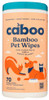 CABOO: Bamboo Pet Wipes, 70 ct New