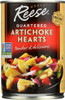 REESE: Quartered Artichoke Hearts, 14 oz New