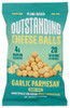 OUTSTANDING: Garlic Parmesan Cheese Balls, 3 oz New