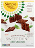 SIMPLE MILLS: Sweet Thins Chocolate Mint, 4.25 oz New