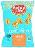 ENJOY LIFE: Cheddar Lentil Chips, 4 oz New
