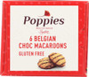POPPIES: Chocolate Drizzled Gluten-Free Macaroons, 7.8 Oz New