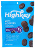 HIGH KEY SNACKS: Mini Cookies Double Chocolate Brownie, 2 oz New