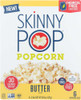 SKINNY POP: Butter Microwave Popcorn, 16.8 oz New
