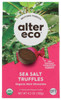ALTER ECO: Organic Sea Salt Truffle Dark Chocolate, 4.2 oz New