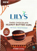 LILYS SWEETS: Dark Chocolate Style Peanut Butter Cups, 3.2 oz New