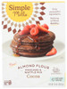 SIMPLE MILLS: Cocoa Almond Flour Pancake Waffle Mix, 10 oz New