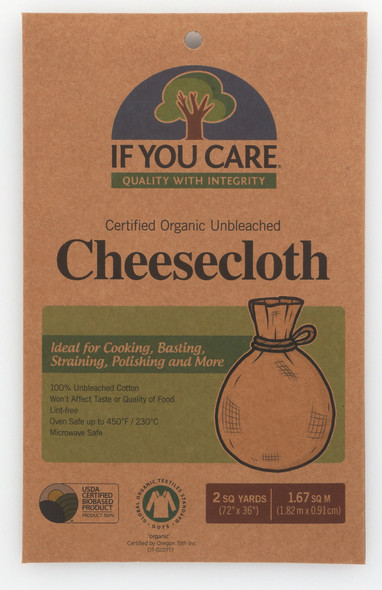 IF YOU CARE: Cheesecloth 2 Square Yards, 1 pc New