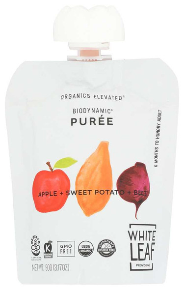 WHITE LEAF PROVISIONS: Baby Food Apple Sweet Potato Beet, 90 gm New