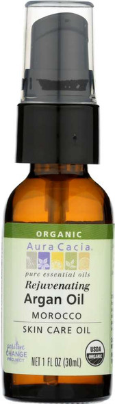 AURA CACIA: Organic Argan Oil Rejuvenating, 1 oz New