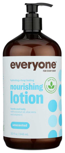 EVERYONE: Nourishing Unscented Lotion, 32 oz New
