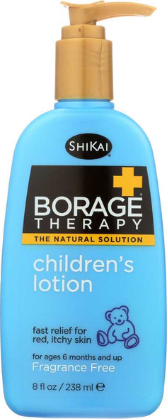 SHIKAI: Borage Therapy Children's Lotion Fragrance Free, 8 oz New
