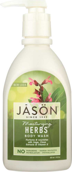 JASON: Body Wash Moisturizing Herbs, 30 oz New