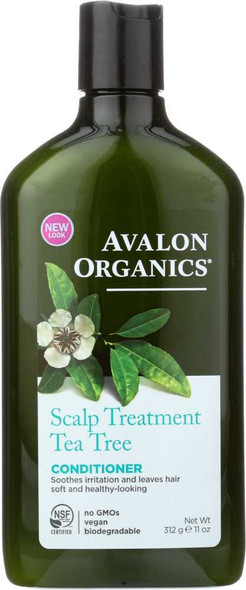 AVALON ORGANICS: Conditioner Scalp Treatment Tea Tree, 11 Oz New