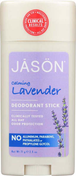 JASON: Deodorant Stick Calming Lavender, 2.5 oz New