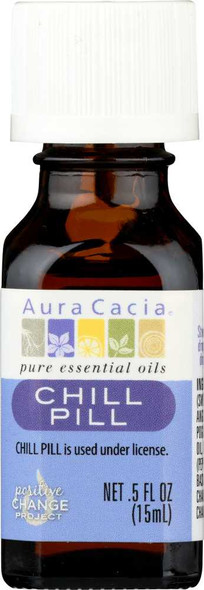 AURA CACIA: Essential Solutions Chill Pill, 0.5 oz New