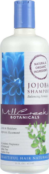 MILL CREEK: Jojoba Shampoo Balancing Formula, 14 oz New