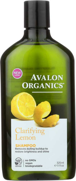 AVALON ORGANICS: Shampoo Clarifying Lemon, 11 oz New