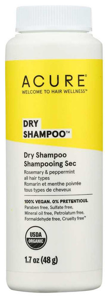ACURE: Organic Dry Shampoo, 1.7 oz New