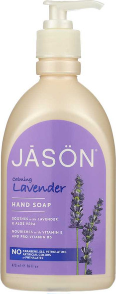 JASON: Hand Soap Calming Lavender, 16 oz New